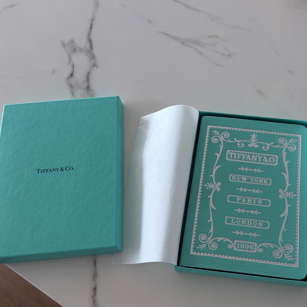 Tiffany & Co. Turquoise Box with Ornate Pattern